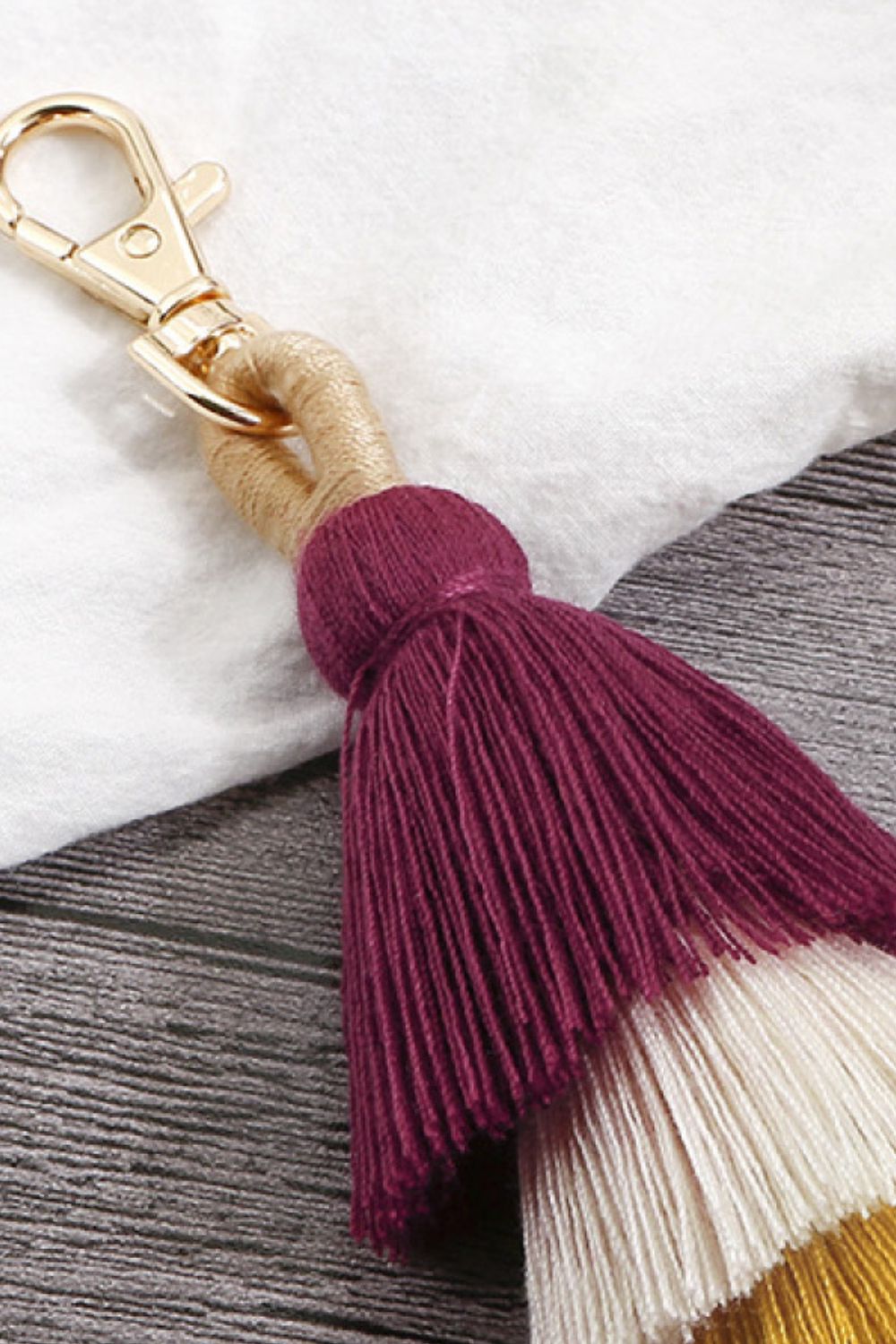 Layered Tassel Keychain-Teresa&#39;s Fashionista LLC