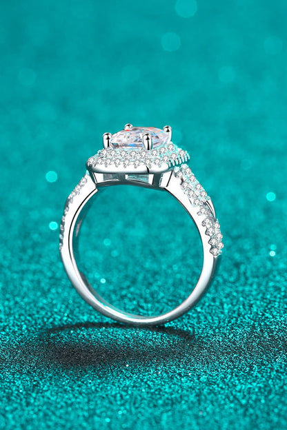 Can't Stop Your Shine 2 Carat Moissanite Ring-Teresa&#39;s Fashionista LLC