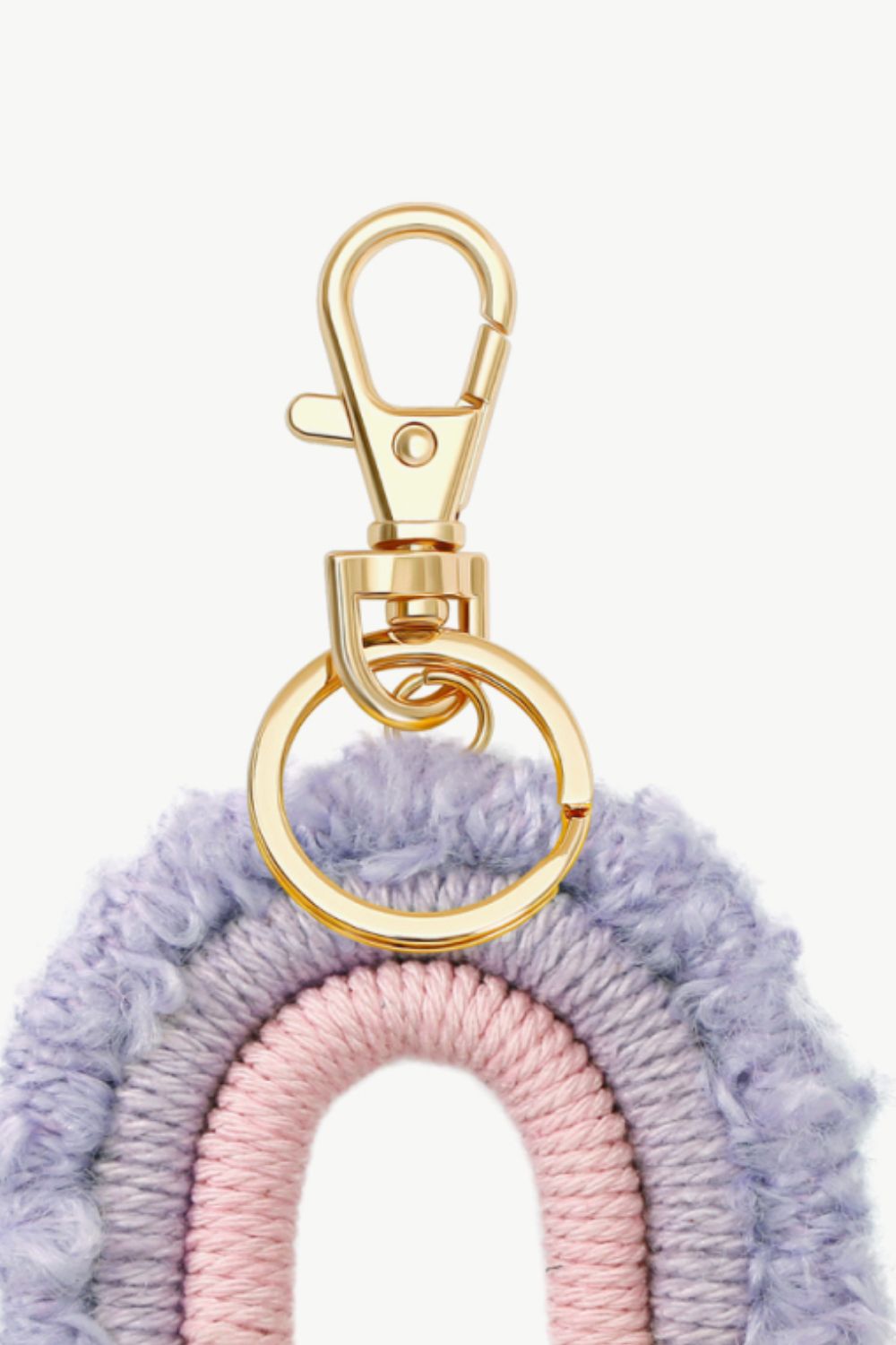 Fringe Trim Rainbow Key Chain-Teresa&#39;s Fashionista LLC