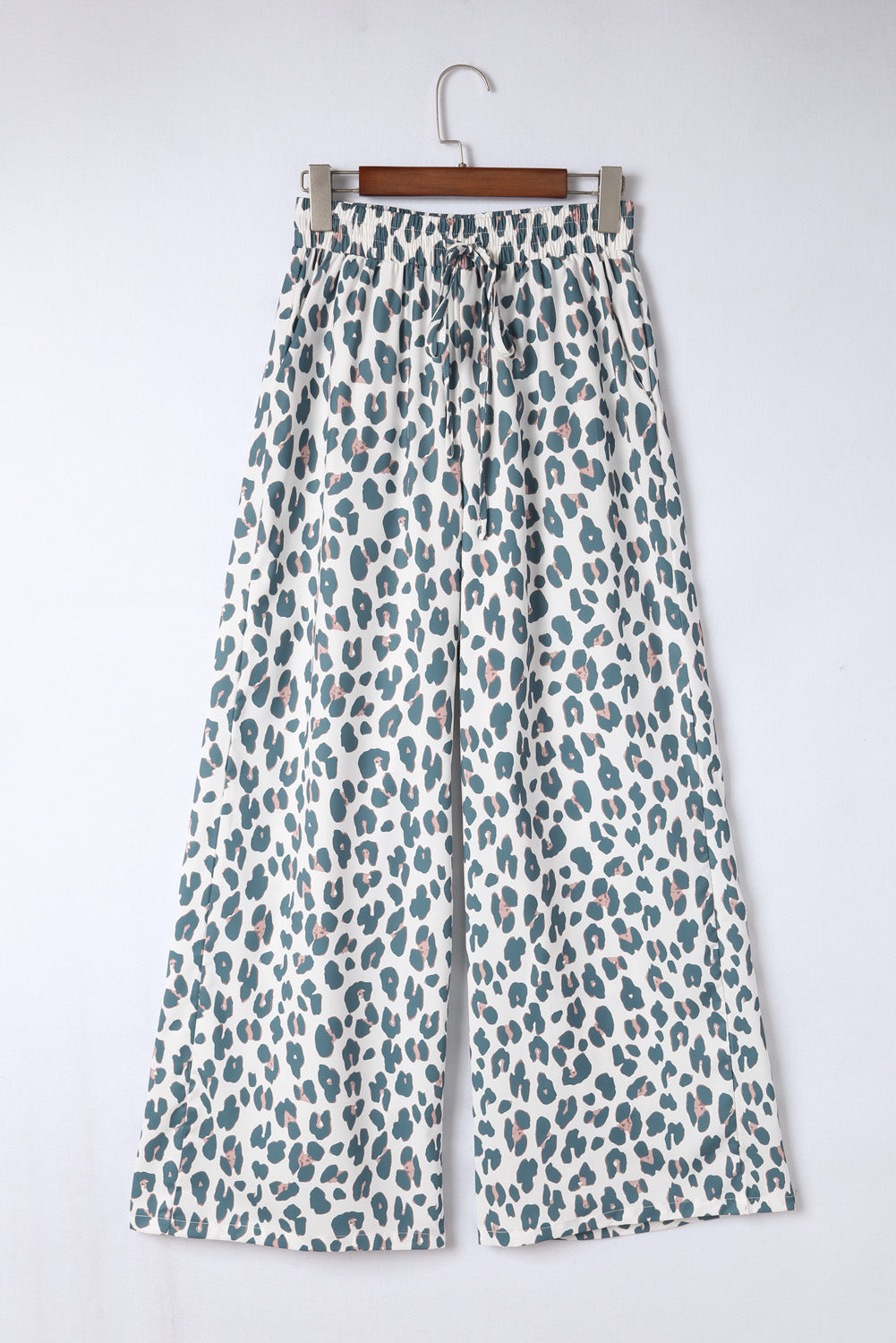 Leopard Drawstring Waist Culottes-Teresa&#39;s Fashionista LLC