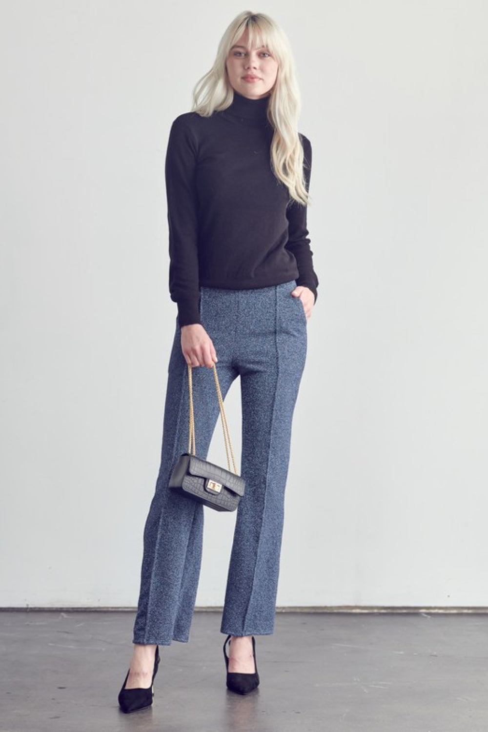 Jade By Jane Full Size Center Seam Straight Leg Pants in Denim-Teresa&#39;s Fashionista LLC