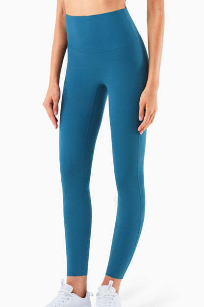 High Waist Seamless Ankle-Length Yoga Leggings-Teresa&#39;s Fashionista LLC