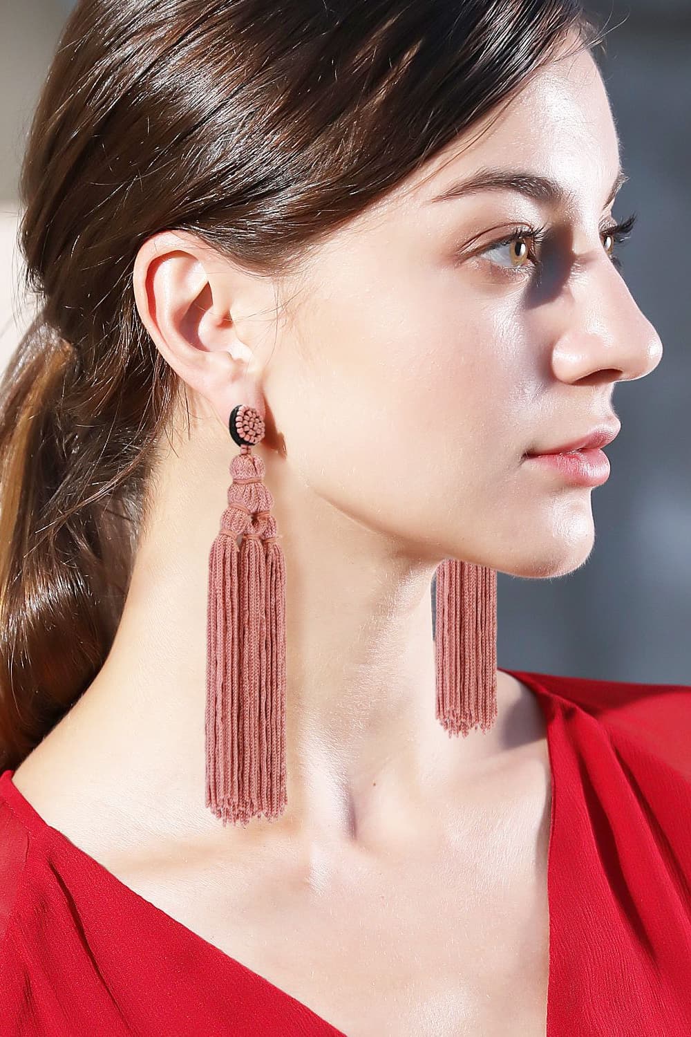 Beaded Tassel Earrings-Teresa&#39;s Fashionista LLC