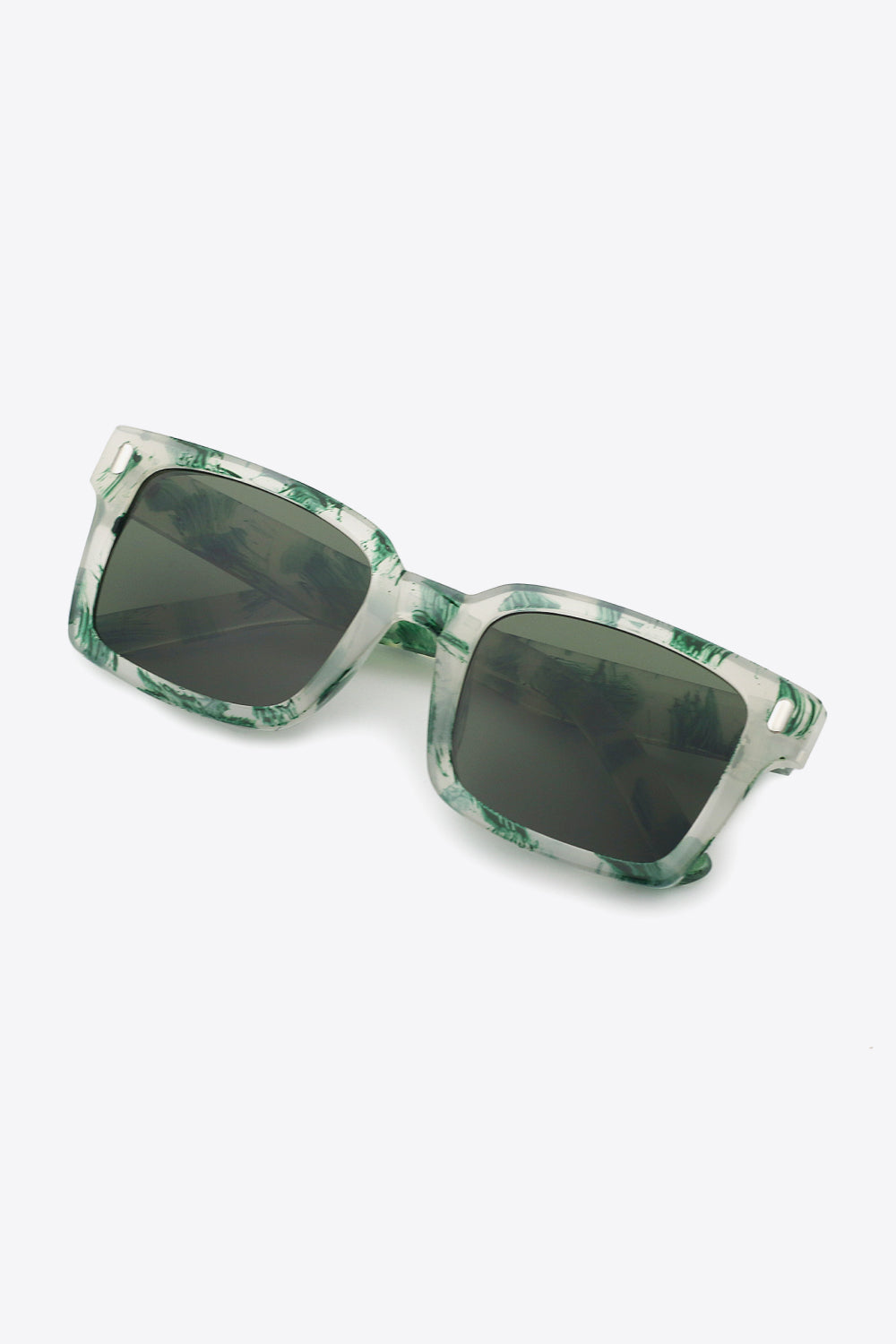 UV400 Polycarbonate Square Sunglasses-Teresa&#39;s Fashionista LLC