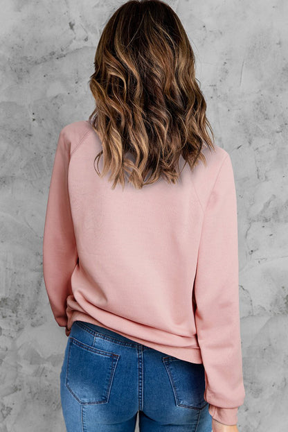 BE MINE Raglan Sleeve Sweatshirt-Teresa&#39;s Fashionista LLC