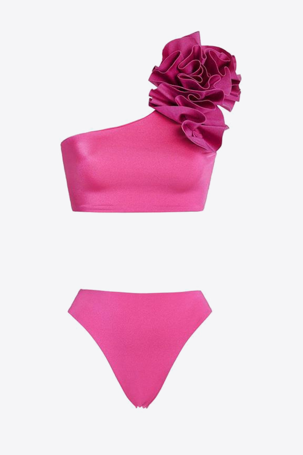 Shoulder Detail Two-Piece Swim Set-Teresa&#39;s Fashionista LLC