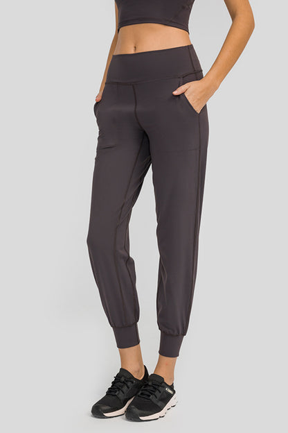 Wide Waistband Slant Pocket Pants-Teresa&#39;s Fashionista LLC