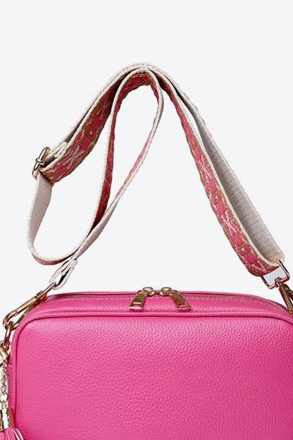 PU Leather Tassel Crossbody Bag-Teresa&#39;s Fashionista LLC