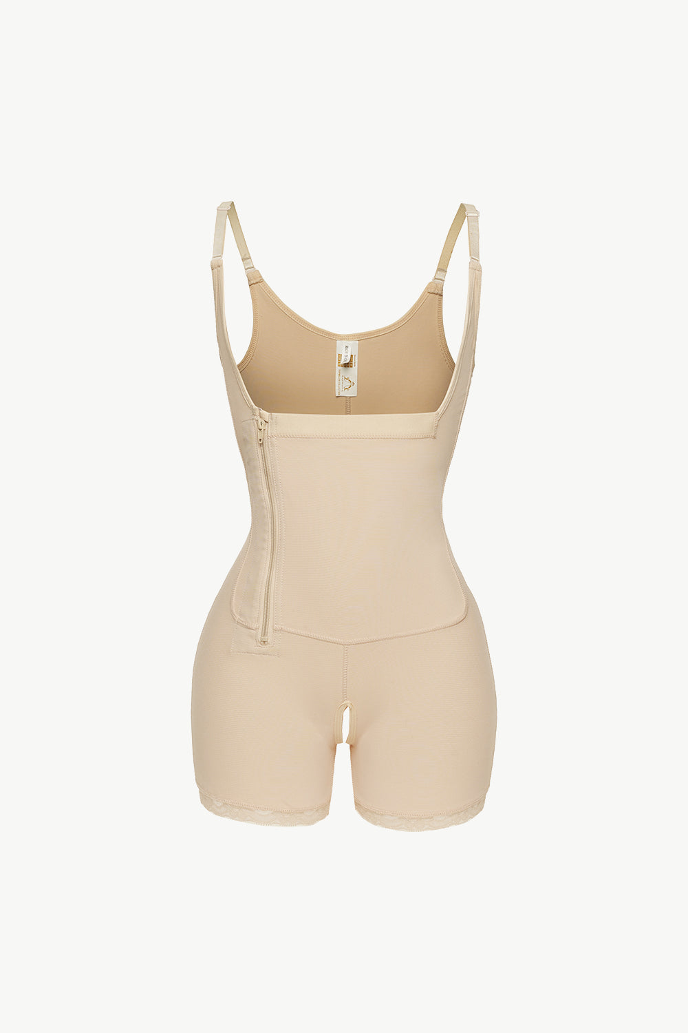 Full Size Side Zipper Under-Bust Shaping Bodysuit-Teresa&#39;s Fashionista LLC