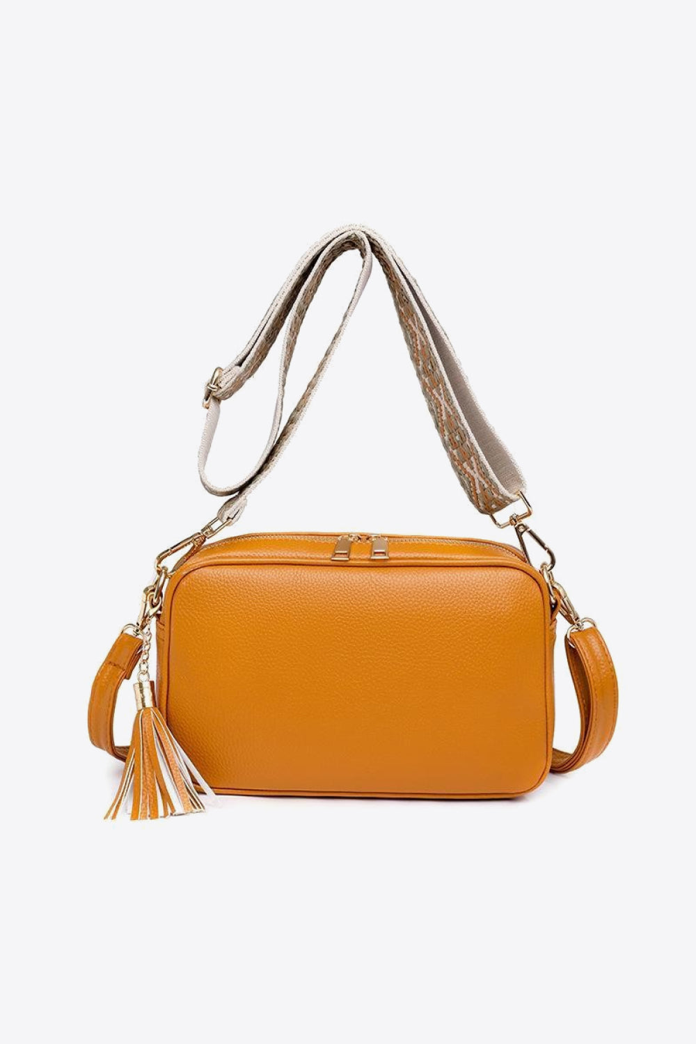 PU Leather Tassel Crossbody Bag-Teresa&#39;s Fashionista LLC