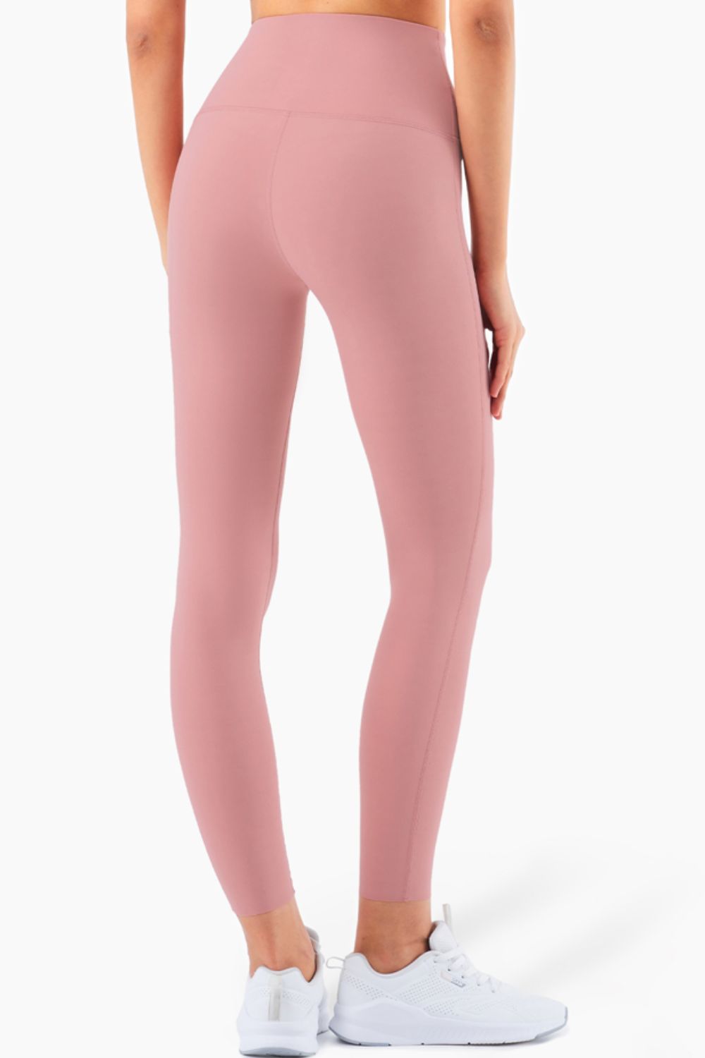 High Waist Seamless Ankle-Length Yoga Leggings-Teresa&#39;s Fashionista LLC