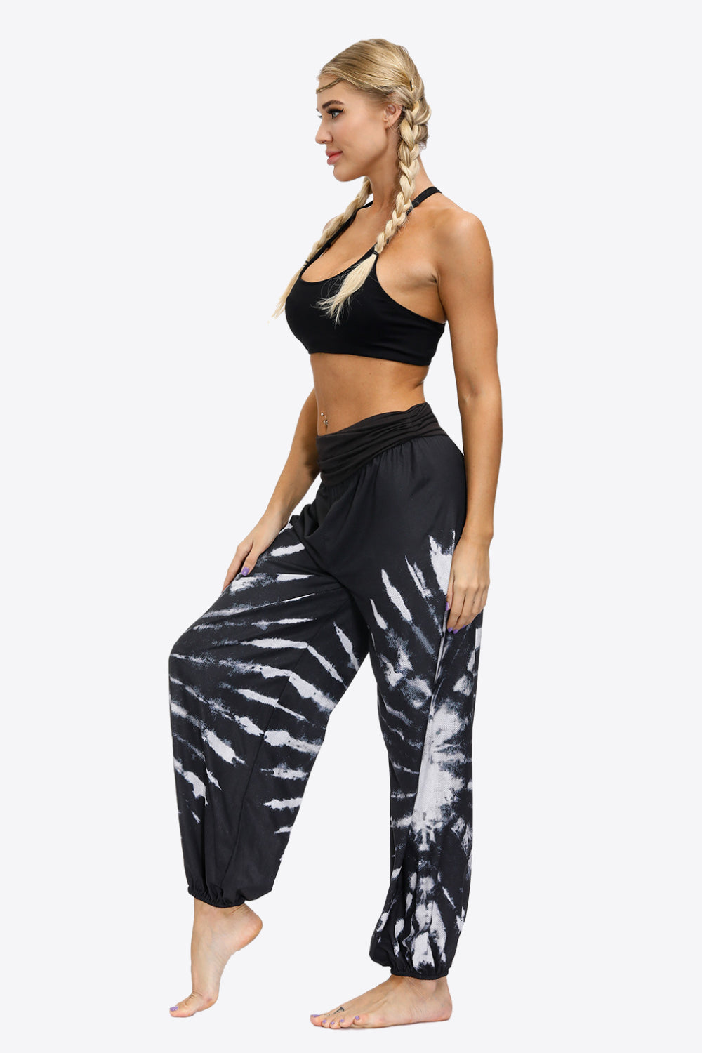 Exotic Style Printed Ruched Pants-Teresa&#39;s Fashionista LLC