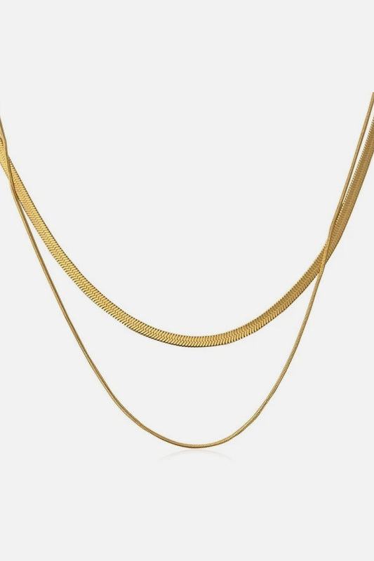 Double Layers Necklace-Teresa&#39;s Fashionista LLC