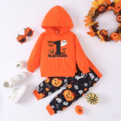 BOO Graphic Long Sleeve Hoodie and Printed Pants Set-Teresa&#39;s Fashionista LLC