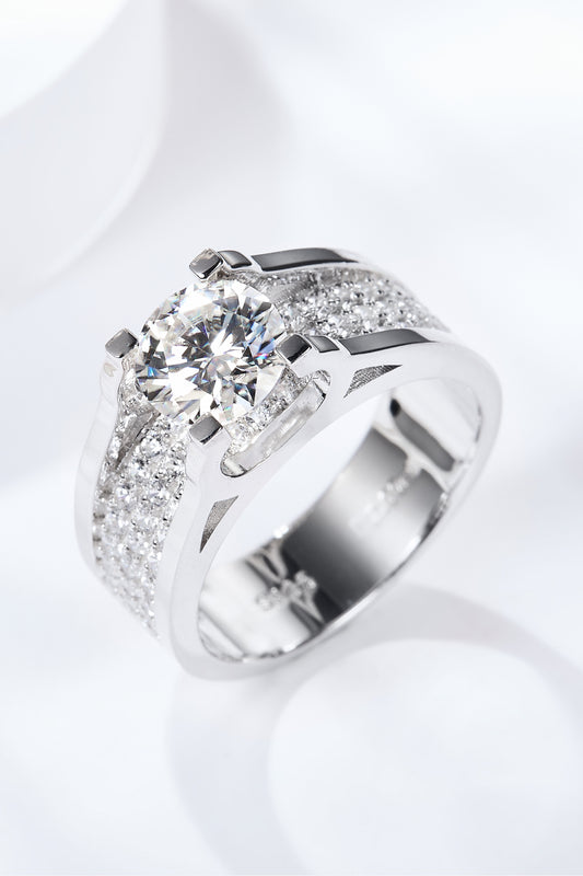 Made To Shine 1 Carat Moissanite Ring-Teresa&#39;s Fashionista LLC