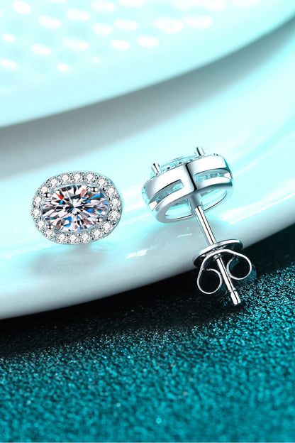 Future Style Moissanite Stud Earrings-Teresa&#39;s Fashionista LLC