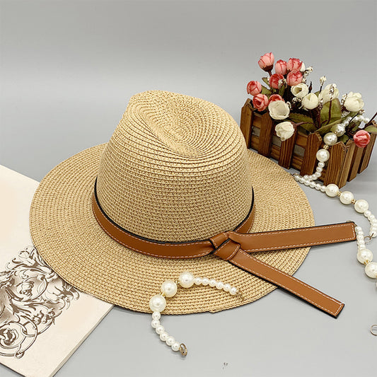 Wide Brim Paper Braided Hat - Teresa's Fashionista LLC