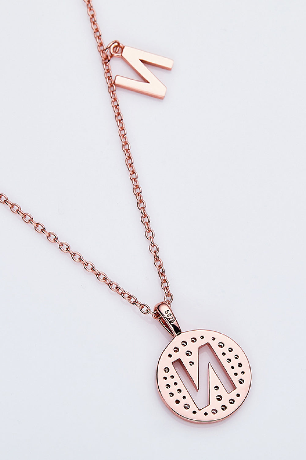 Moissanite K to T Pendant Necklace-Teresa&#39;s Fashionista LLC