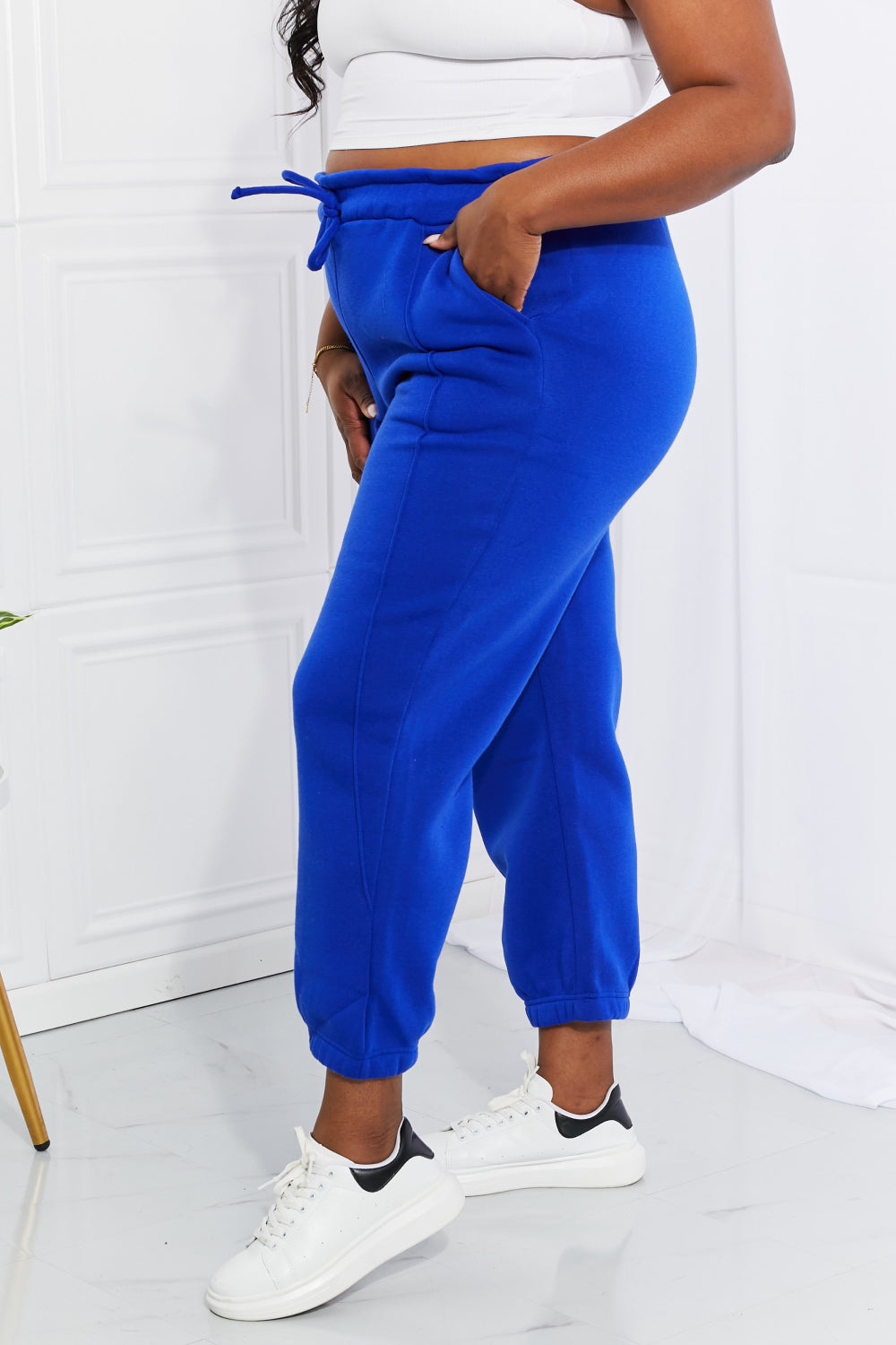 Zenana Full Size Can't Stop Me Paperbag Waist Joggers-Teresa&#39;s Fashionista LLC