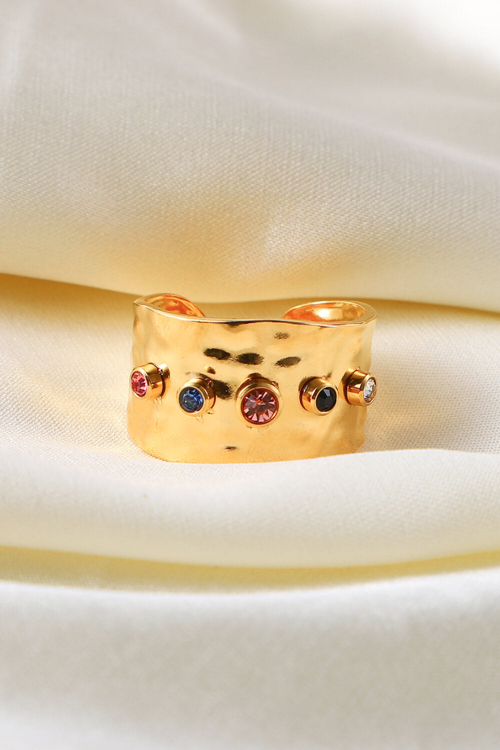 18K Gold-Plated Zircon Ring-Teresa&#39;s Fashionista LLC