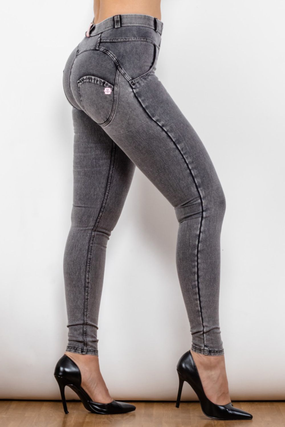 Buttoned Skinny Long Jeans-Teresa&#39;s Fashionista LLC