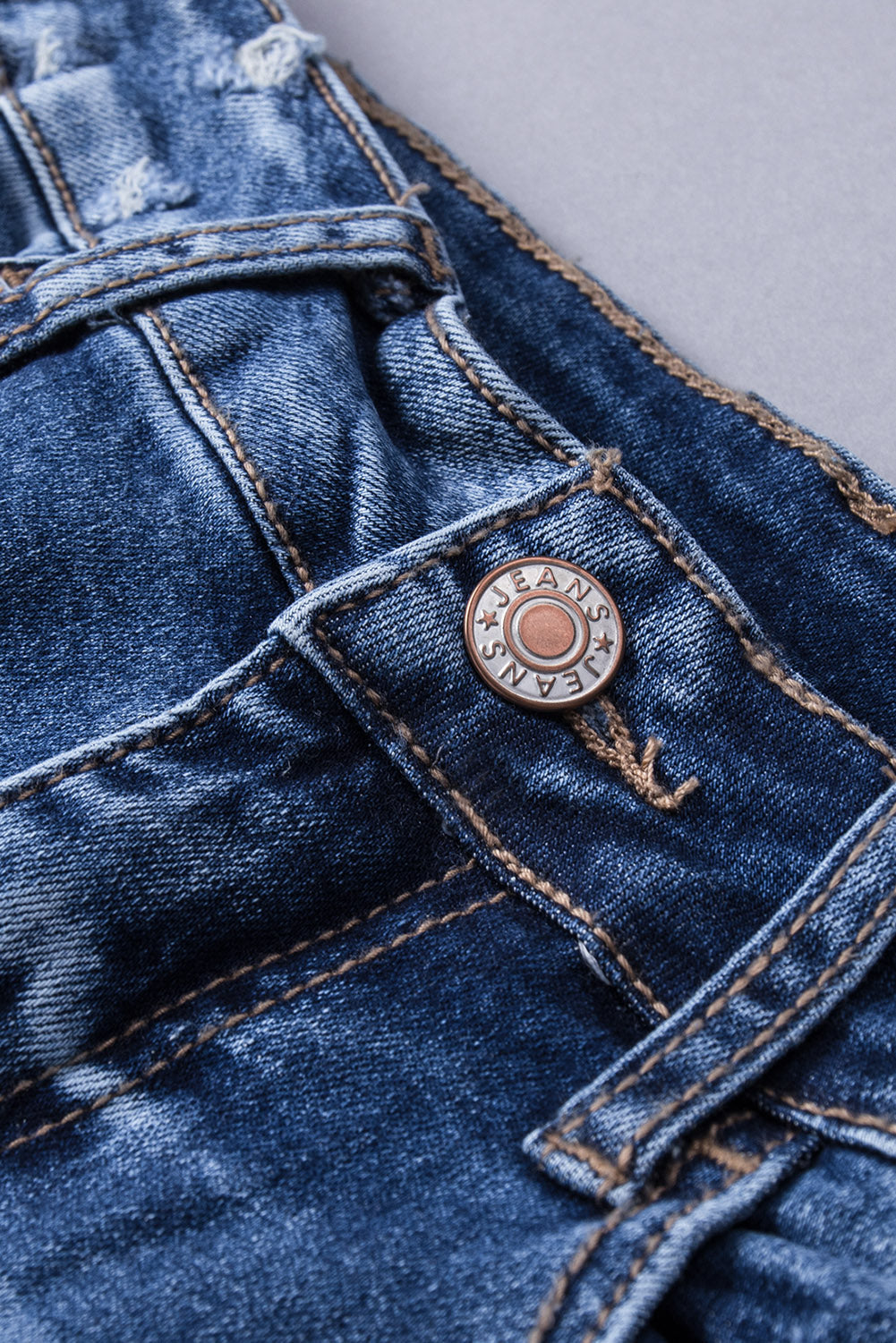 Distressed Flared Jeans with Pockets-Teresa&#39;s Fashionista LLC