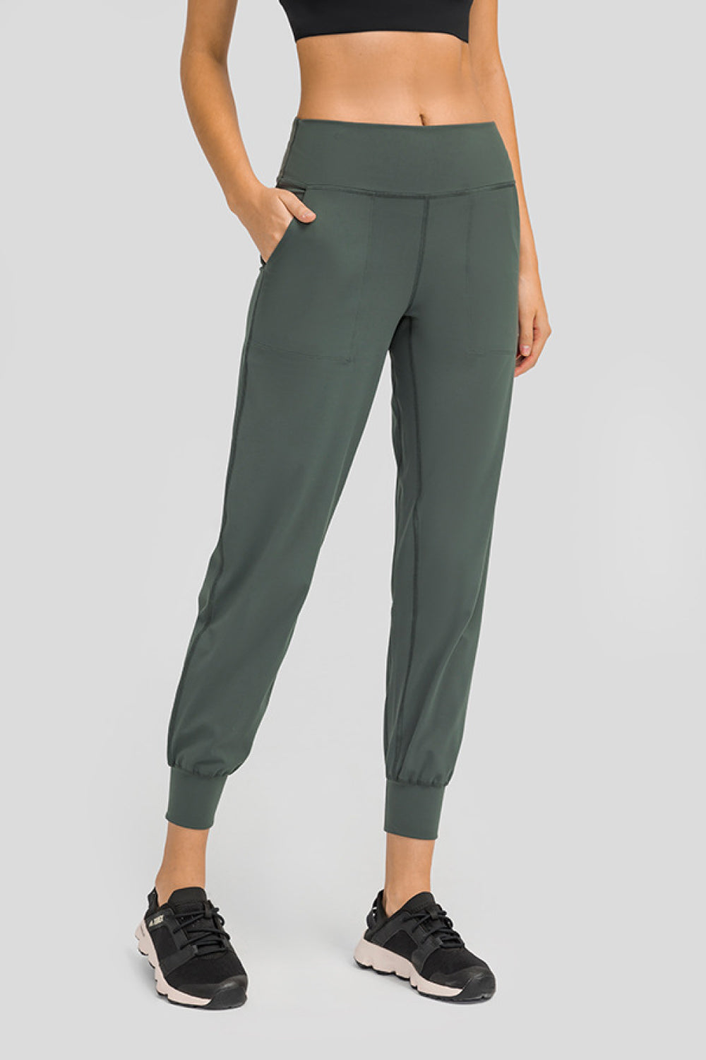 Wide Waistband Slant Pocket Pants-Teresa&#39;s Fashionista LLC