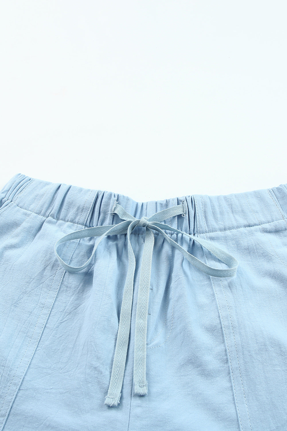 Drawstring Elastic Waist Pocket Shorts-Teresa&#39;s Fashionista LLC