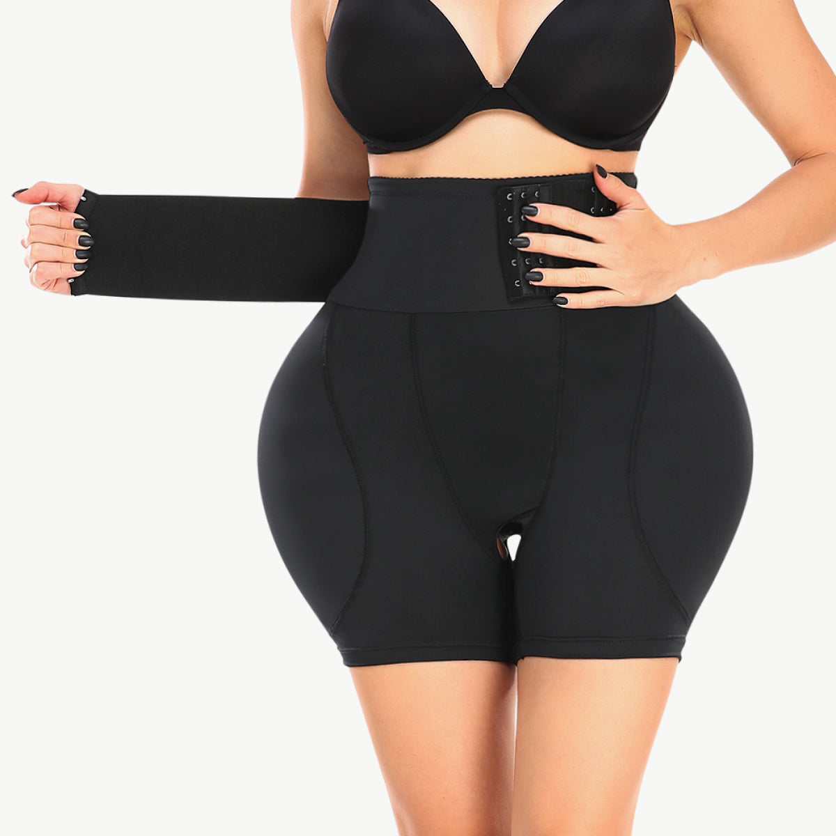 Full Size Removable Pad Shaping Shorts-Teresa&#39;s Fashionista LLC