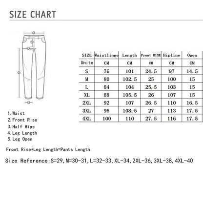 Mens Pants Retro Washing Zipper Stretch Jeans-Teresa&#39;s Fashionista LLC