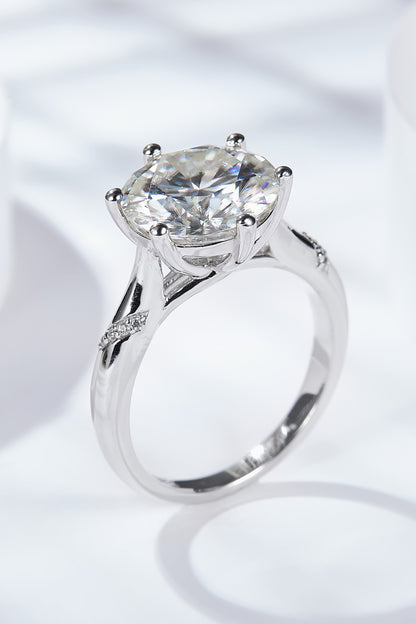 5 Carat Moissanite Solitaire Ring-Teresa&#39;s Fashionista LLC