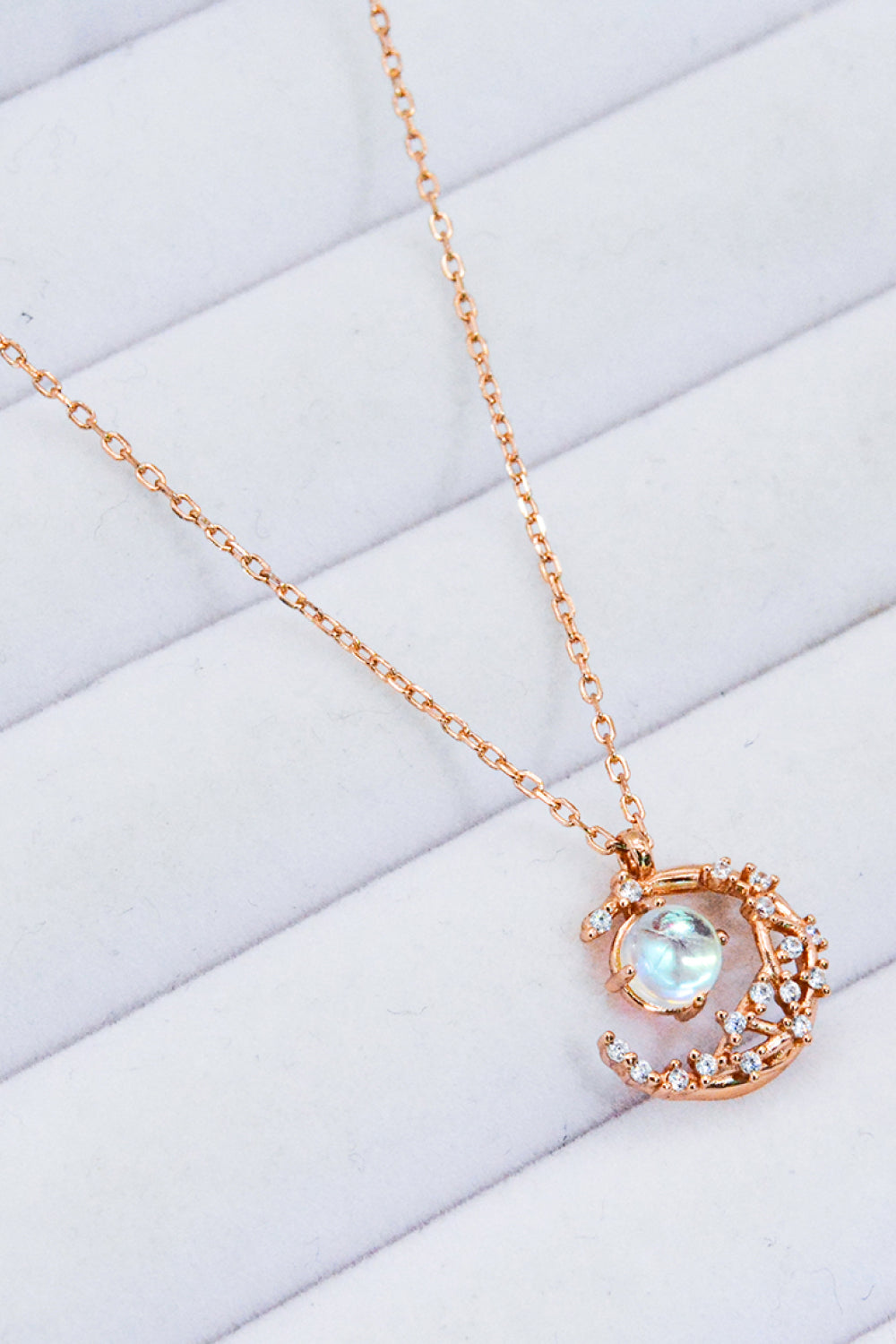 Where It All Began Moonstone Necklace-Teresa&#39;s Fashionista LLC