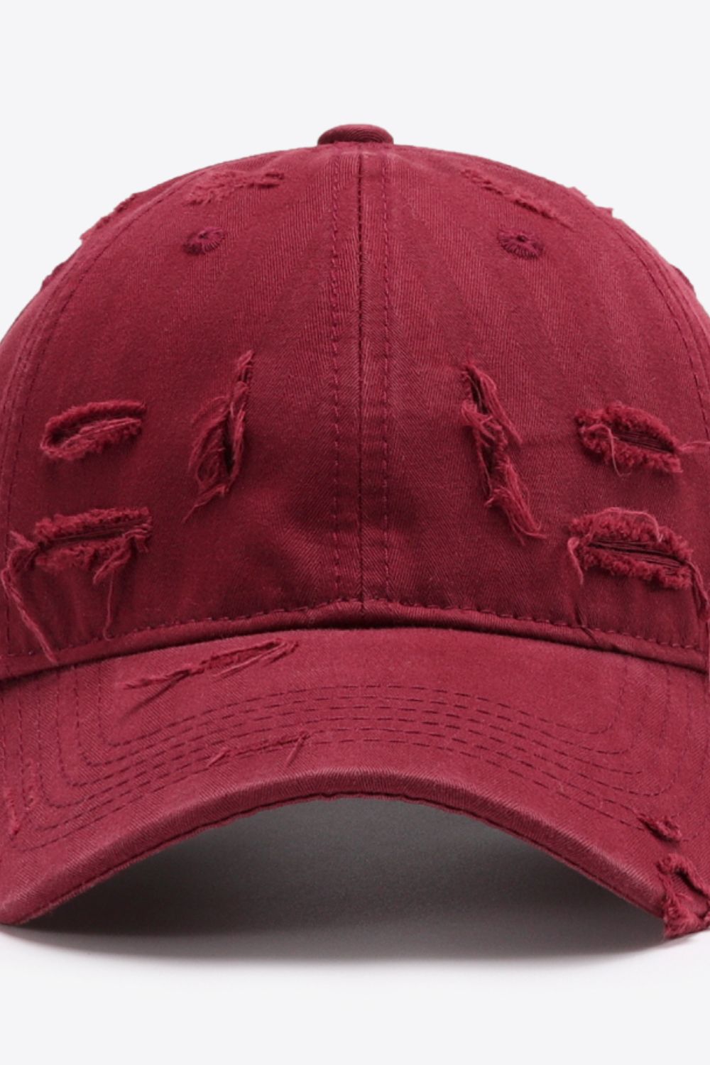 Distressed Adjustable Baseball Cap-Teresa&#39;s Fashionista LLC