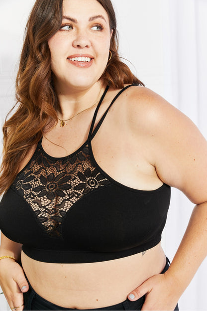 Zenana Romantic Night Full Size Lace Cutout Bralette-Teresa&#39;s Fashionista LLC