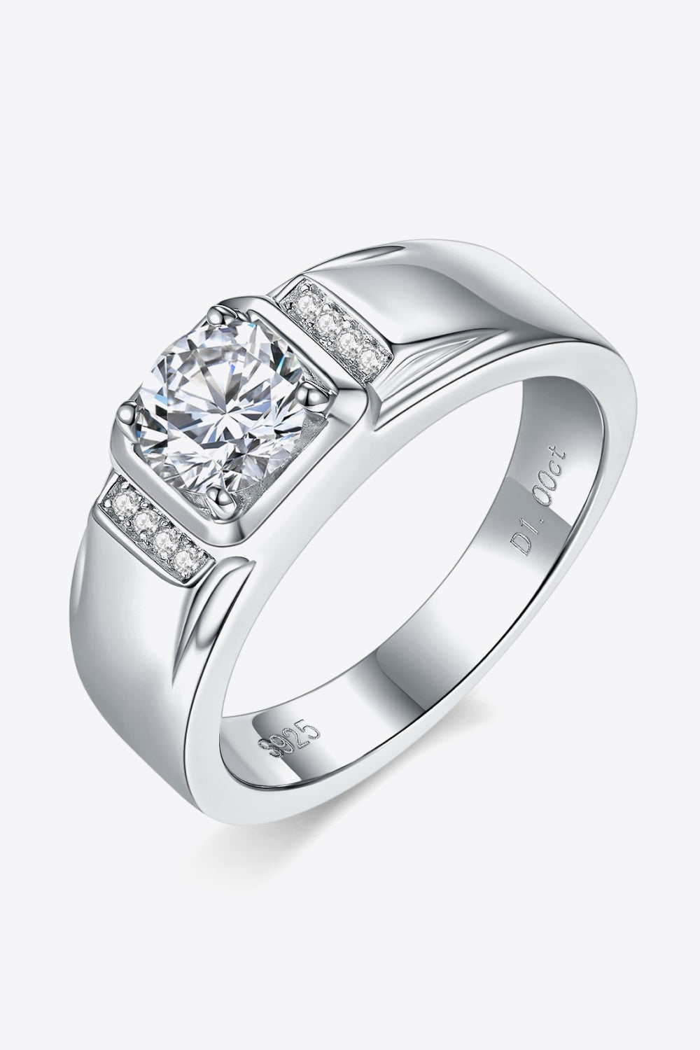 From The Heart 1 Carat Moissanite Ring-Teresa&#39;s Fashionista LLC