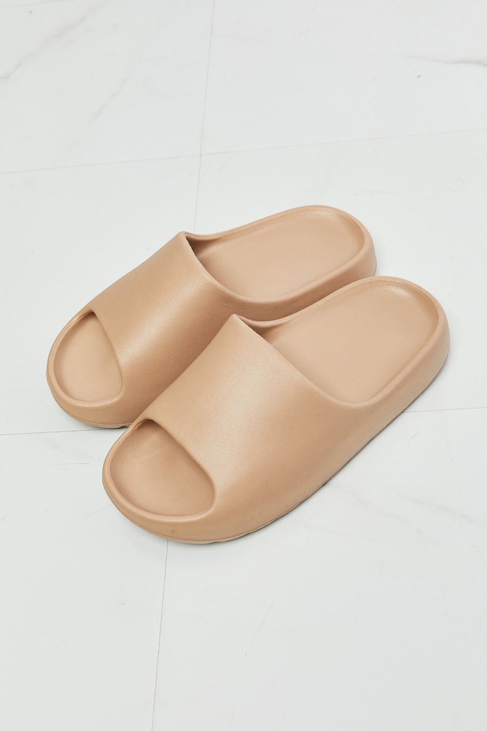 NOOK JOI In My Comfort Zone Slides in Beige-Teresa&#39;s Fashionista LLC