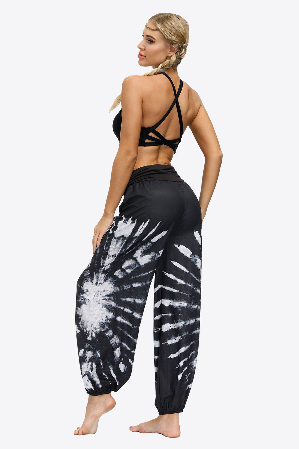 Exotic Style Printed Ruched Pants-Teresa&#39;s Fashionista LLC