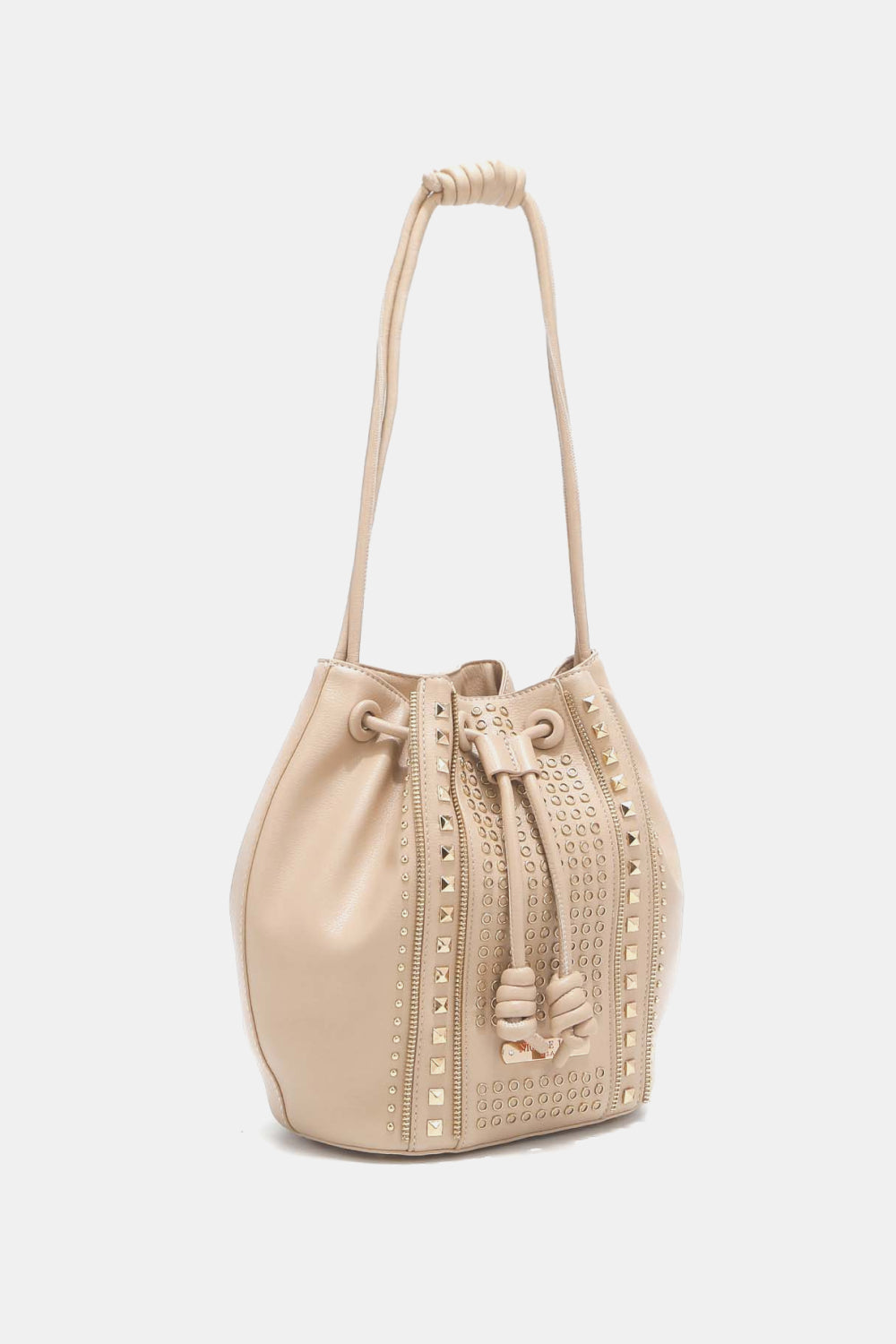 Nicole Lee USA Amy Studded Bucket Bag-Teresa&#39;s Fashionista LLC