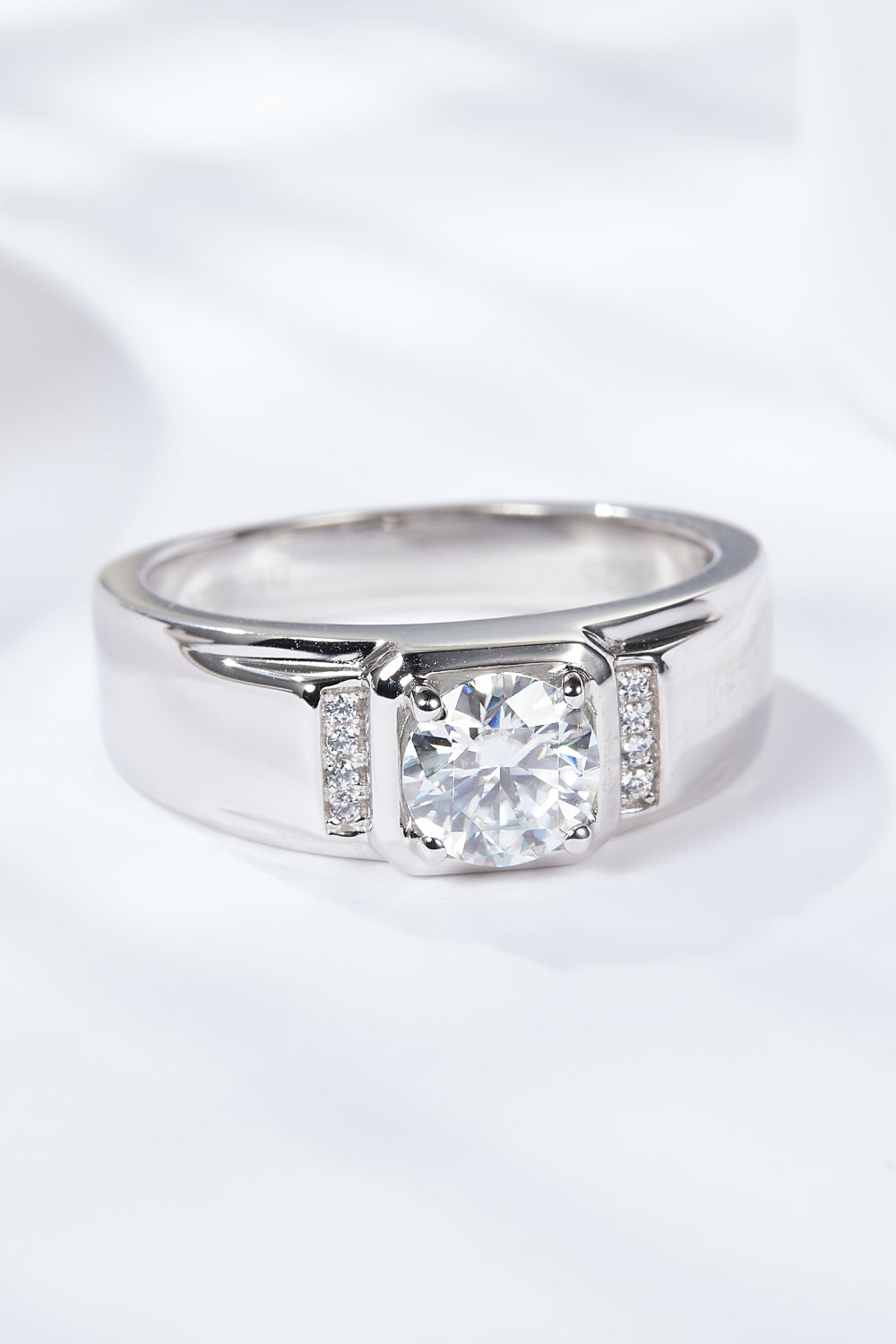 From The Heart 1 Carat Moissanite Ring-Teresa&#39;s Fashionista LLC