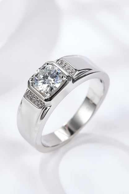 From The Heart 1 Carat Moissanite Ring-Teresa&#39;s Fashionista LLC