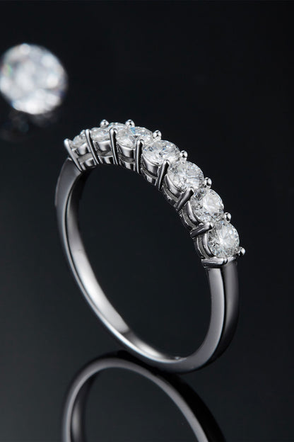 Can't Stop Your Shine Moissanite Platinum-Plated Ring-Teresa&#39;s Fashionista LLC