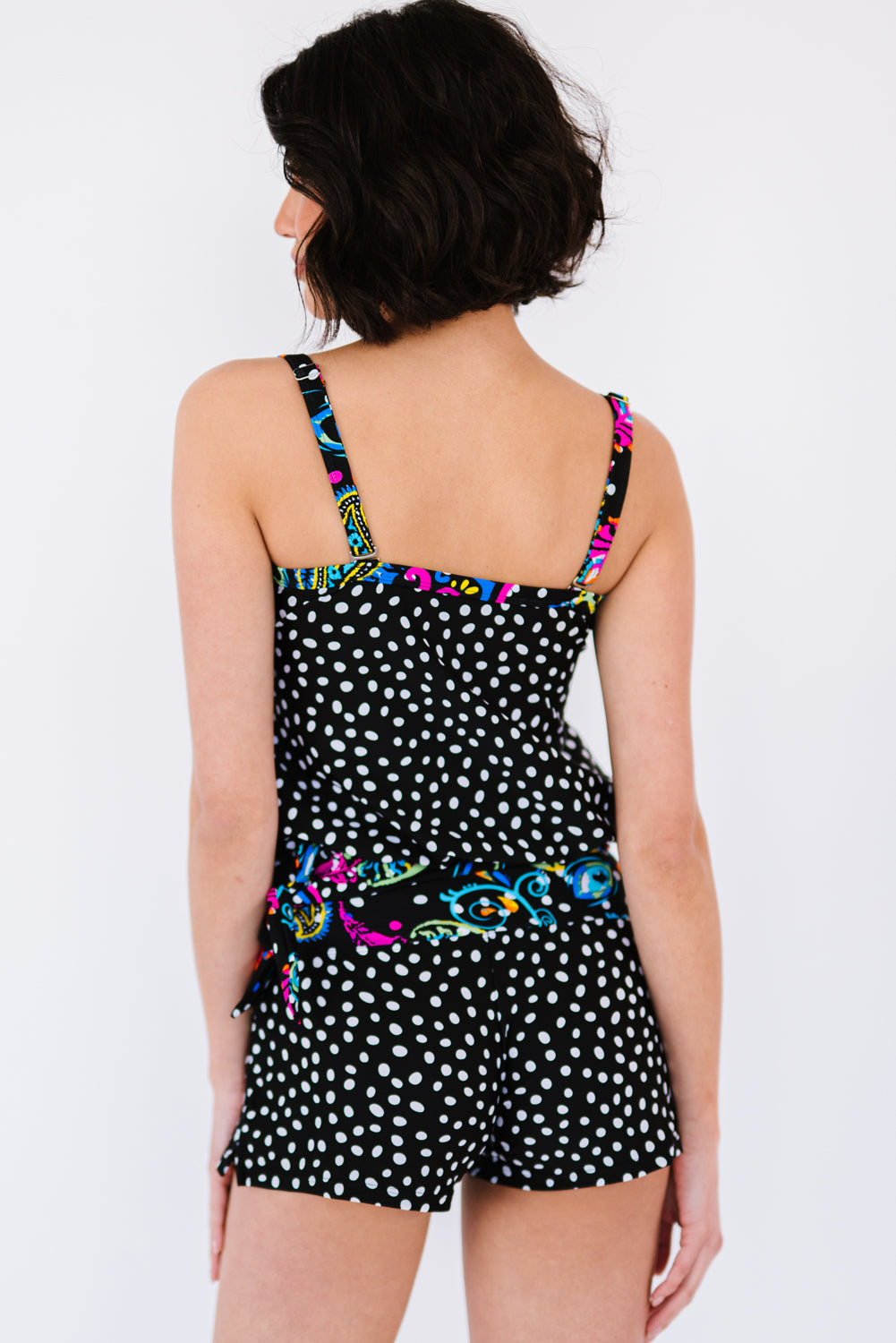 Printed Tied Tankini Set-Teresa&#39;s Fashionista LLC