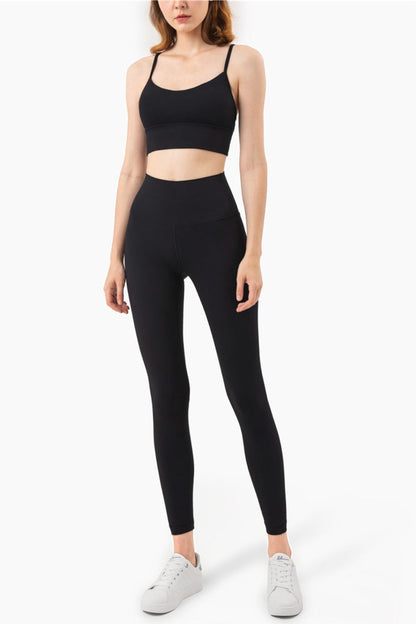 Feel Like Skin High-Rise Ankle Leggings-Teresa&#39;s Fashionista LLC