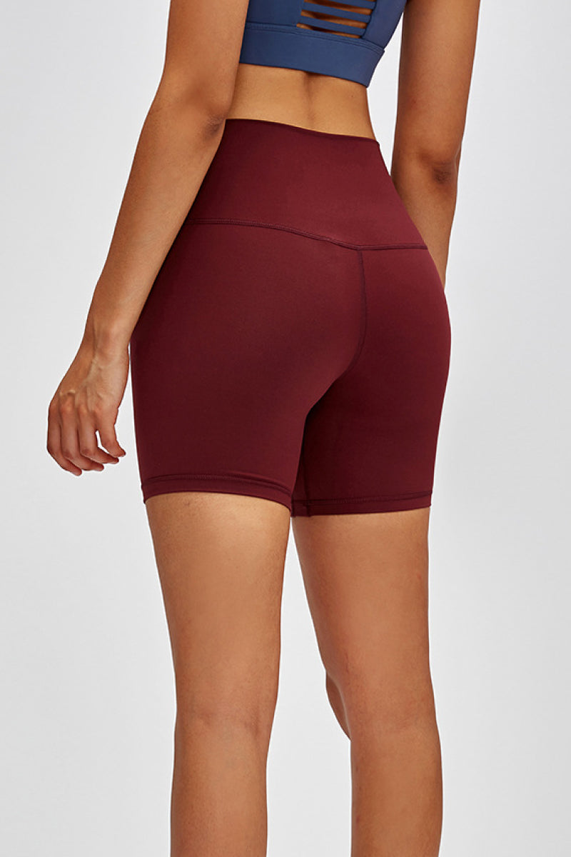 High Waist Training Shorts-Teresa&#39;s Fashionista LLC