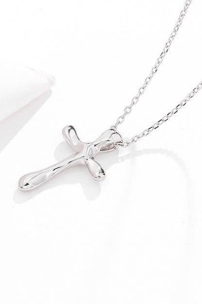 Cross Pendant 925 Sterling Silver Necklace-Teresa&#39;s Fashionista LLC