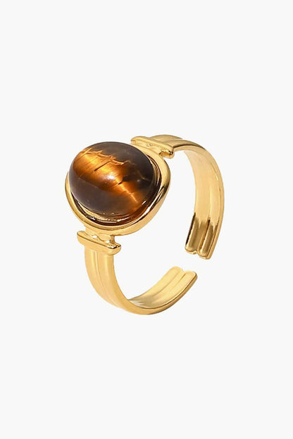 18K Gold Plated Open Ring-Teresa&#39;s Fashionista LLC