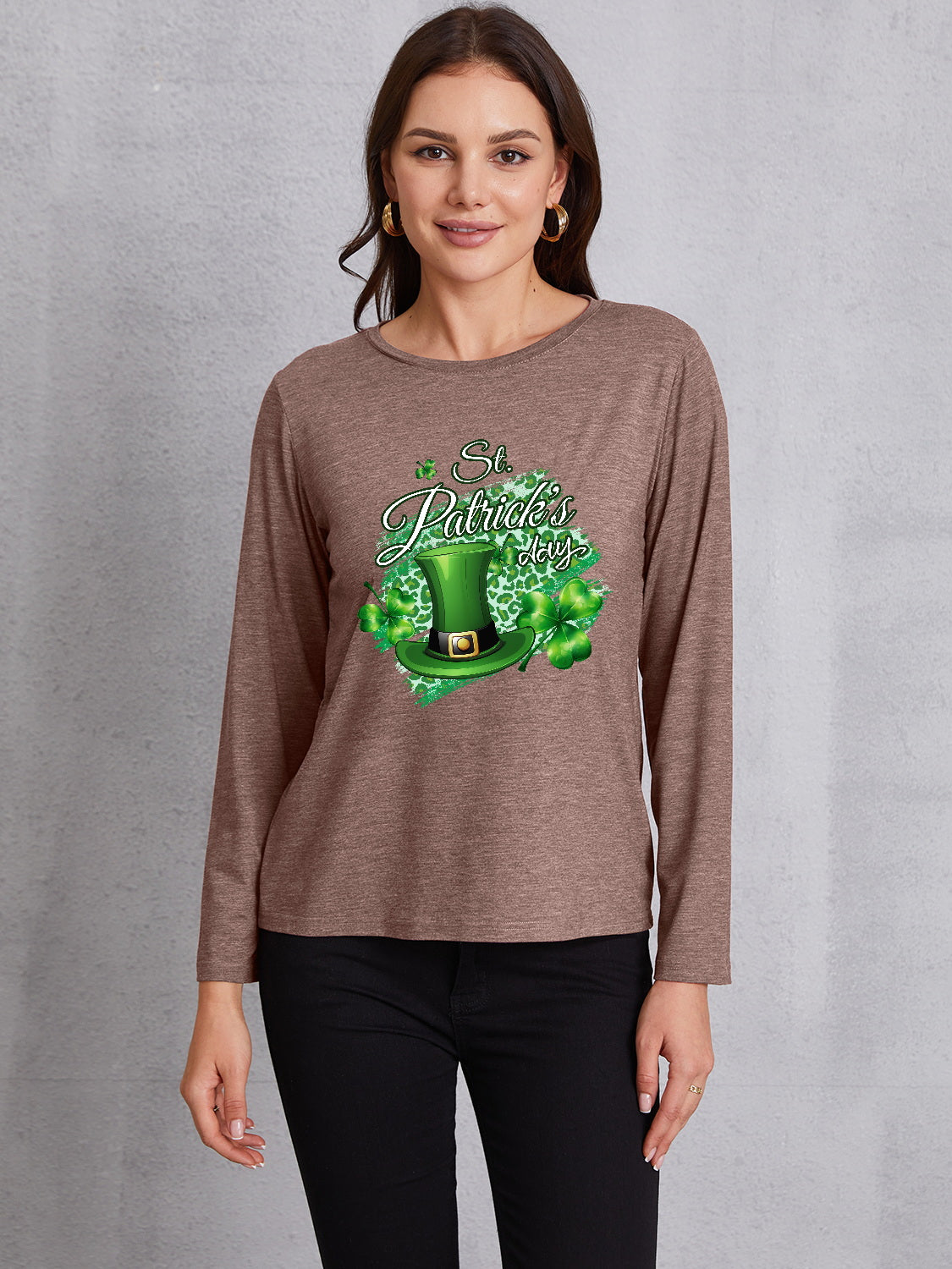 ST. PATRICK'S DAY Round Neck T-Shirt-Teresa&#39;s Fashionista LLC