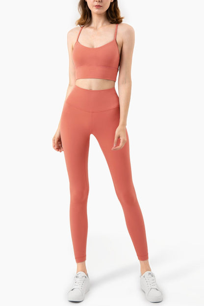 Feel Like Skin High-Rise Ankle Leggings-Teresa&#39;s Fashionista LLC