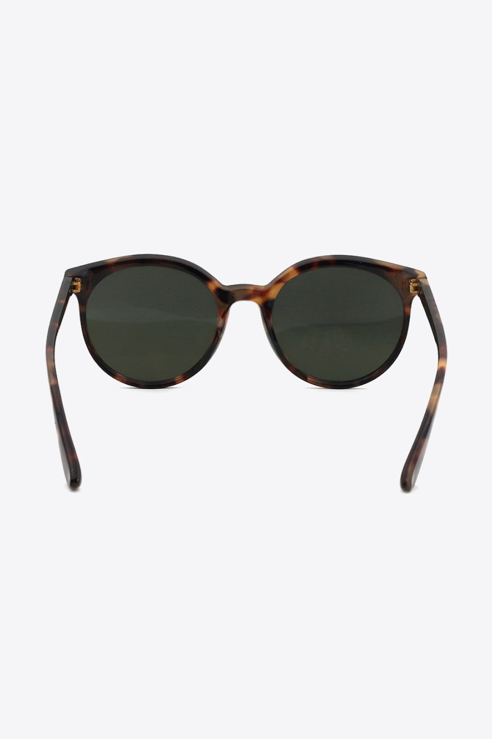 Tortoiseshell Round Polycarbonate Sunglasses-Teresa&#39;s Fashionista LLC