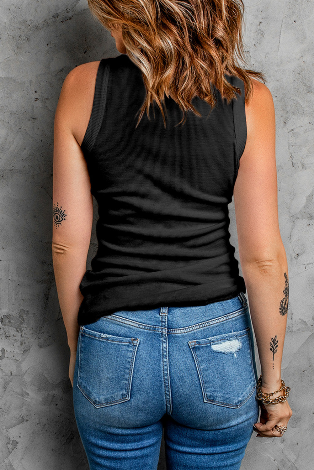 Round Neck Tank-Teresa&#39;s Fashionista LLC